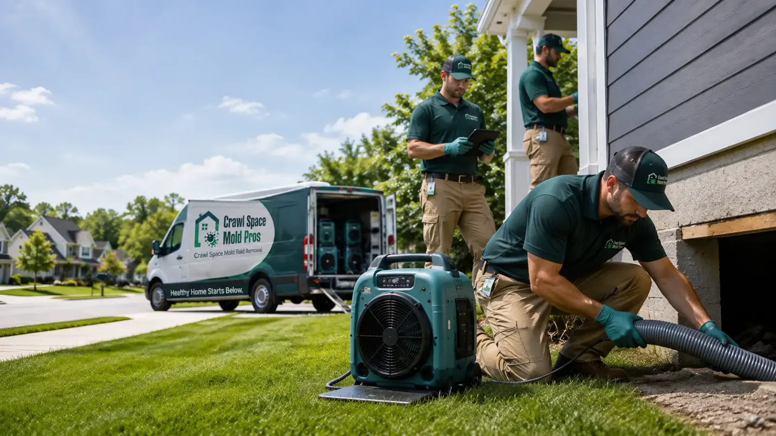 Crawl Space Mold Removal in Squaw Lake, MN